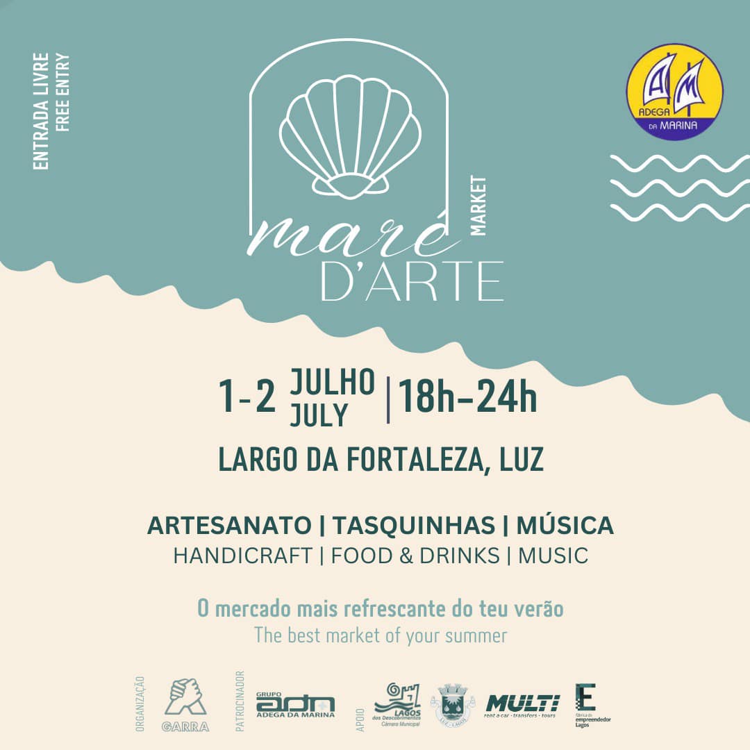 Imagem Maré D'Arte - 1 e 2 de Julho - Largo da Fortaleza - Luz