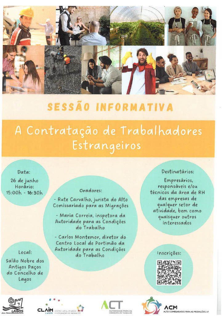 Imagem Sessão Informativa - A Contratação de Trabalhadores Estrangeiros