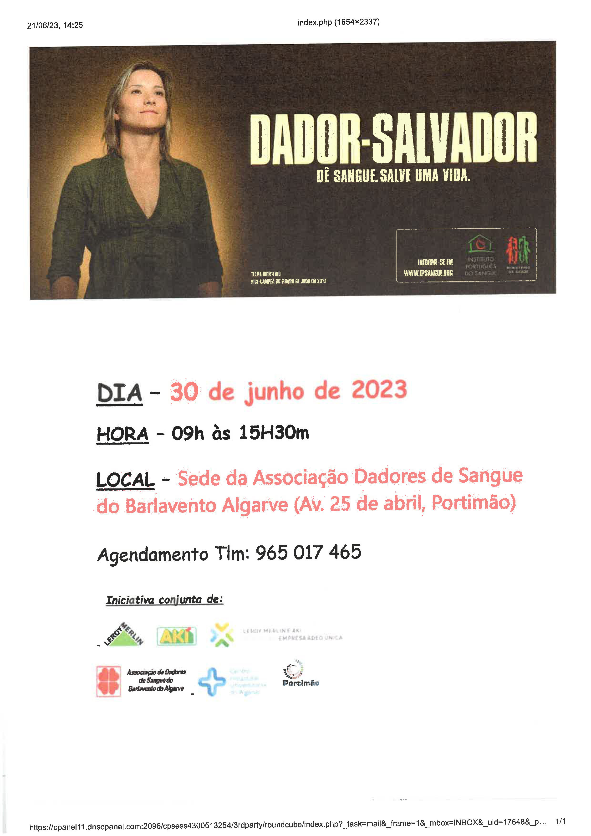 Imagem Dados-Salvador - Dê Sangue, Salve uma vida.