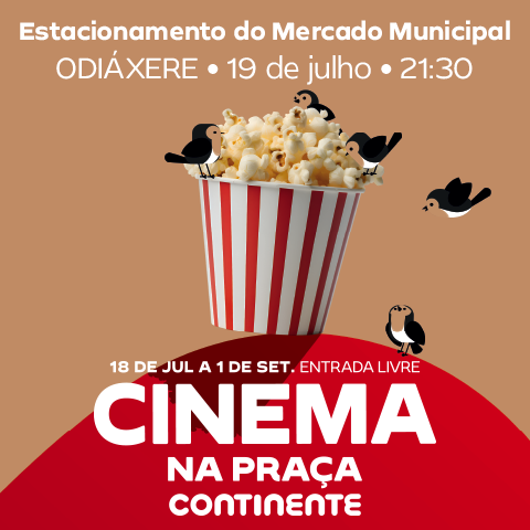 Imagem Cinema em Odiáxere - Estacionamento do Mercado Municipal