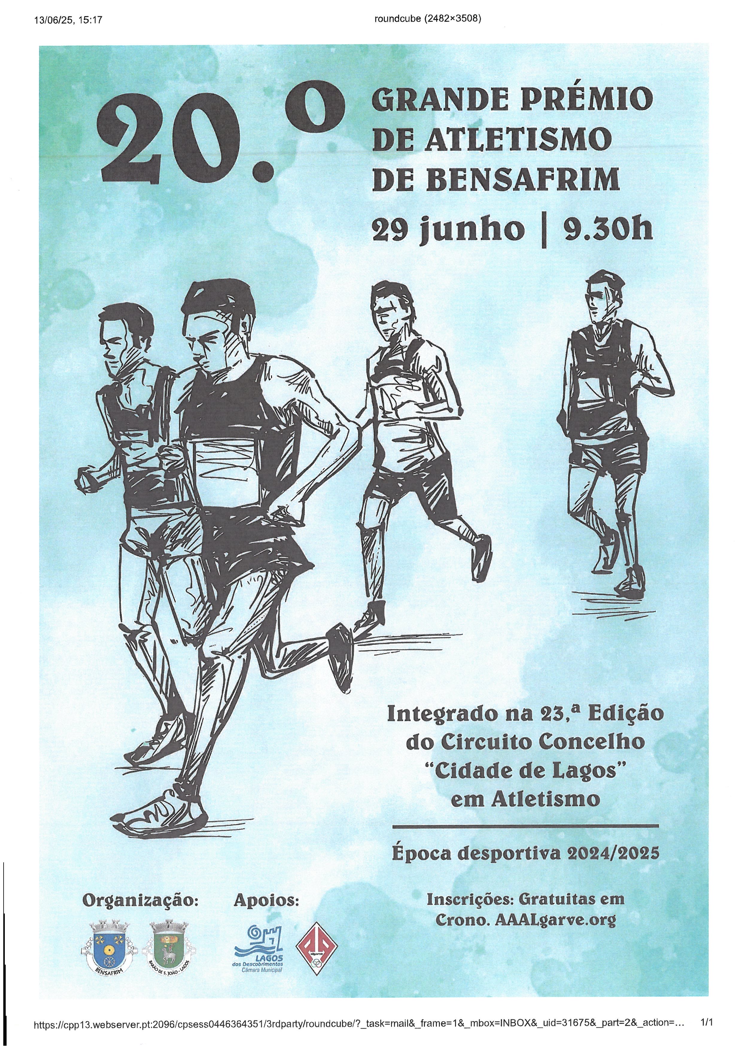 Imagem 20.º Grande Prémio de Atletismo de Bensafrim