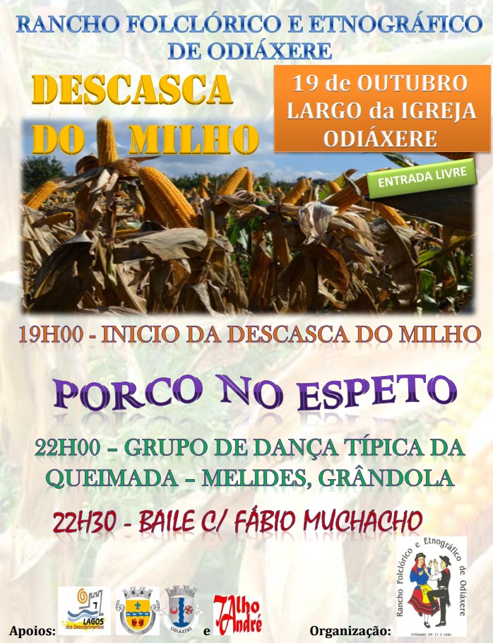 Imagem Descasca do milho - 19 de Outubro pelas 19horas