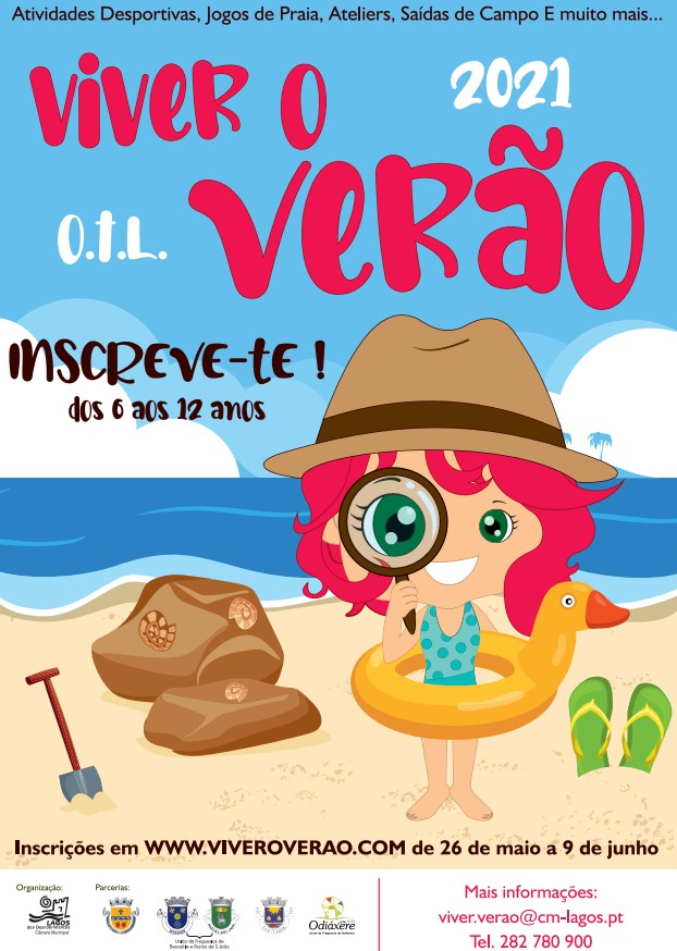 Imagem "Viver o Verão" OTL, data de inscrição para as crianças interessadas