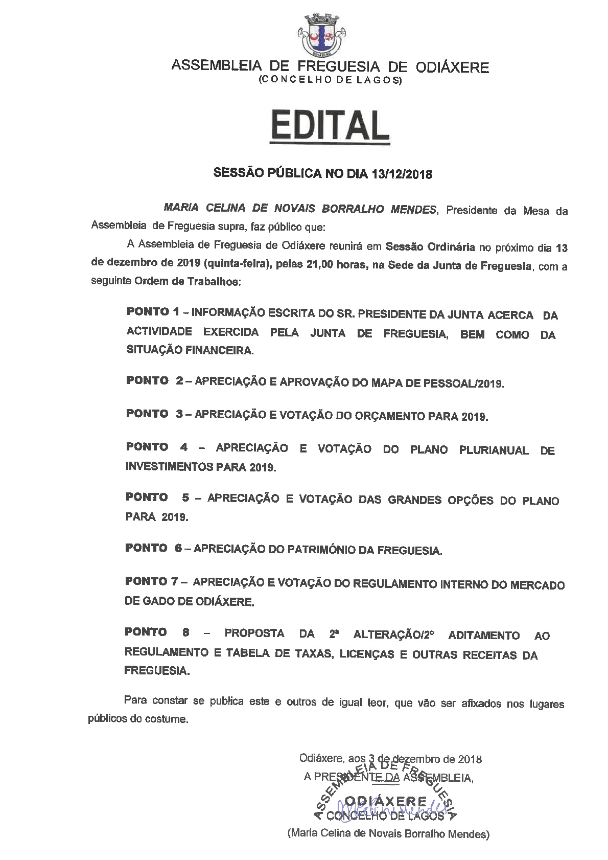 Imagem Reunião assembleia de freguesia